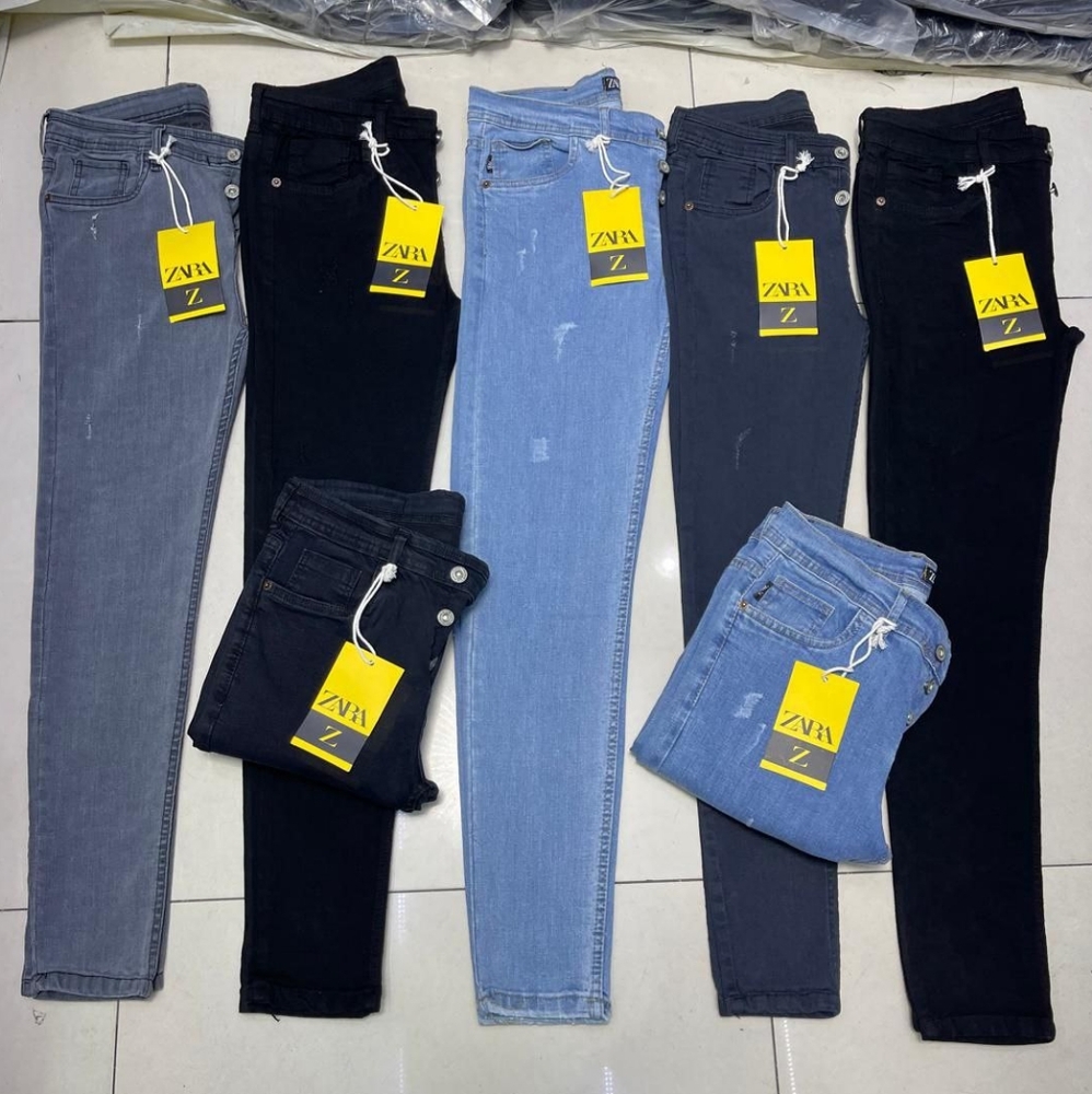 Zara Denim Jeans Collection - Black, Gray, and Blue